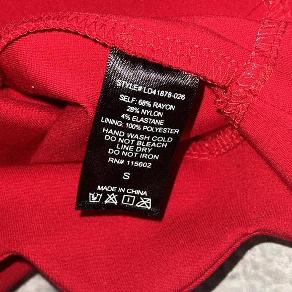 Lush Clothing Red women’s mini Dress size small - Picture 12 of 13